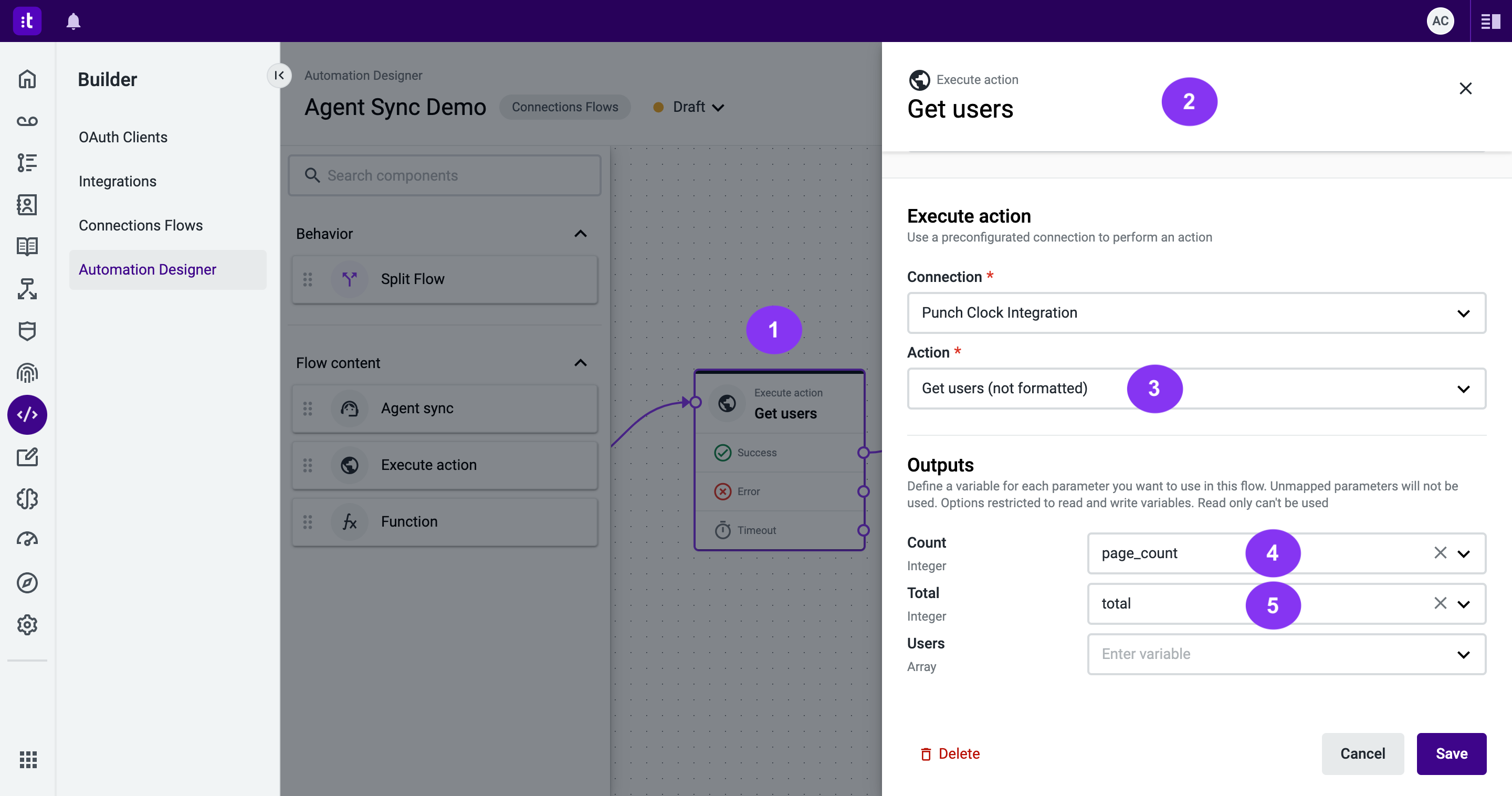 Figure 21 - Update the Get Users component