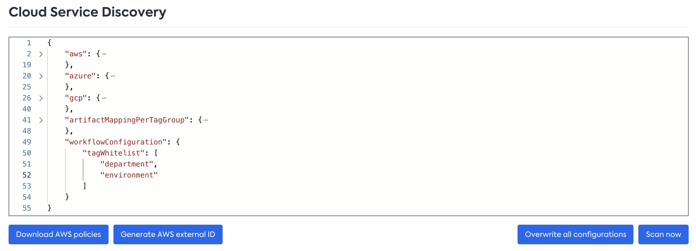 tagWhitelist.png Configuration with an example tag whitelist