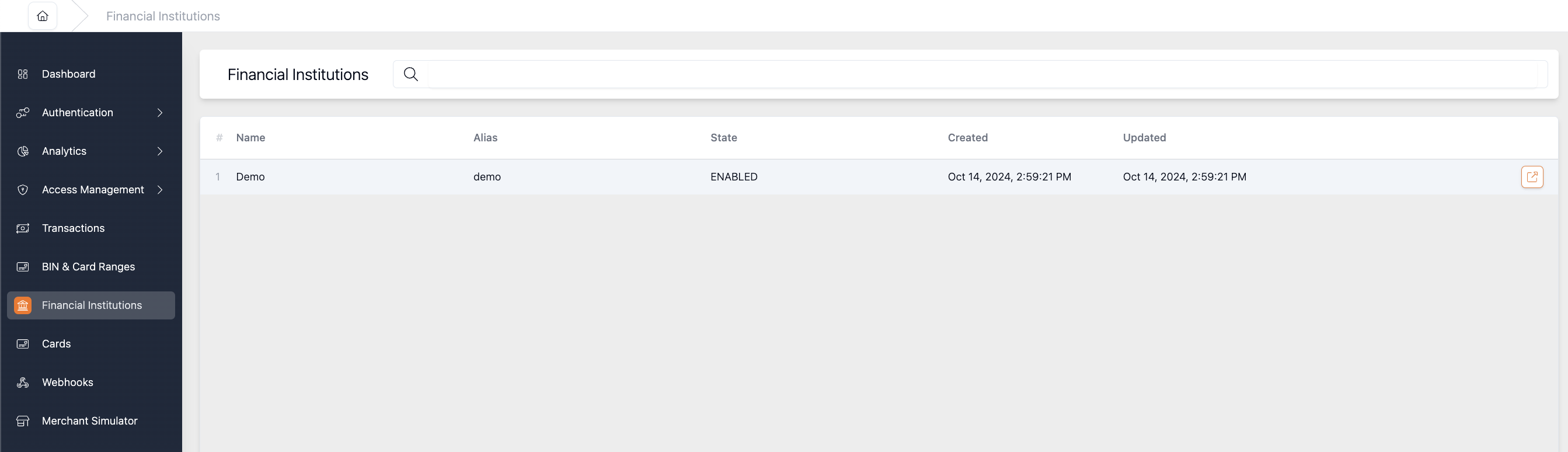 Financial Institutions