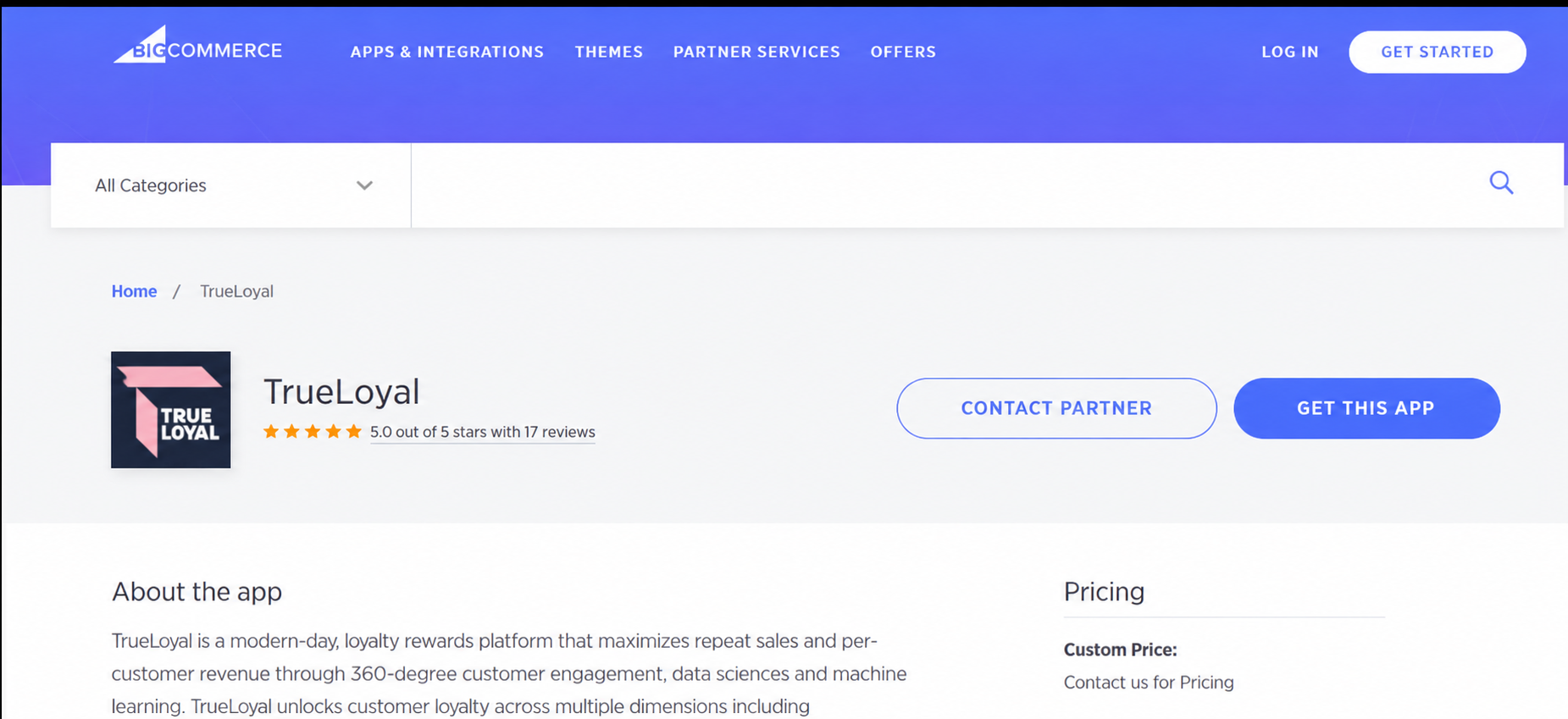 BigCommerce Rewards Integration