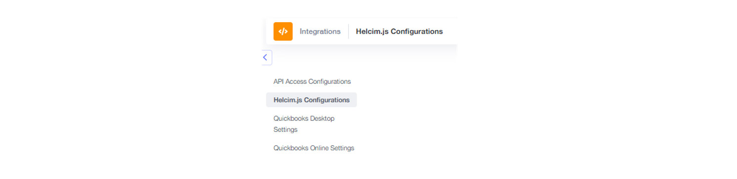 Helcim.js Configurations
