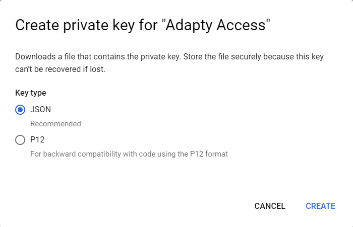 Saving private key as a file