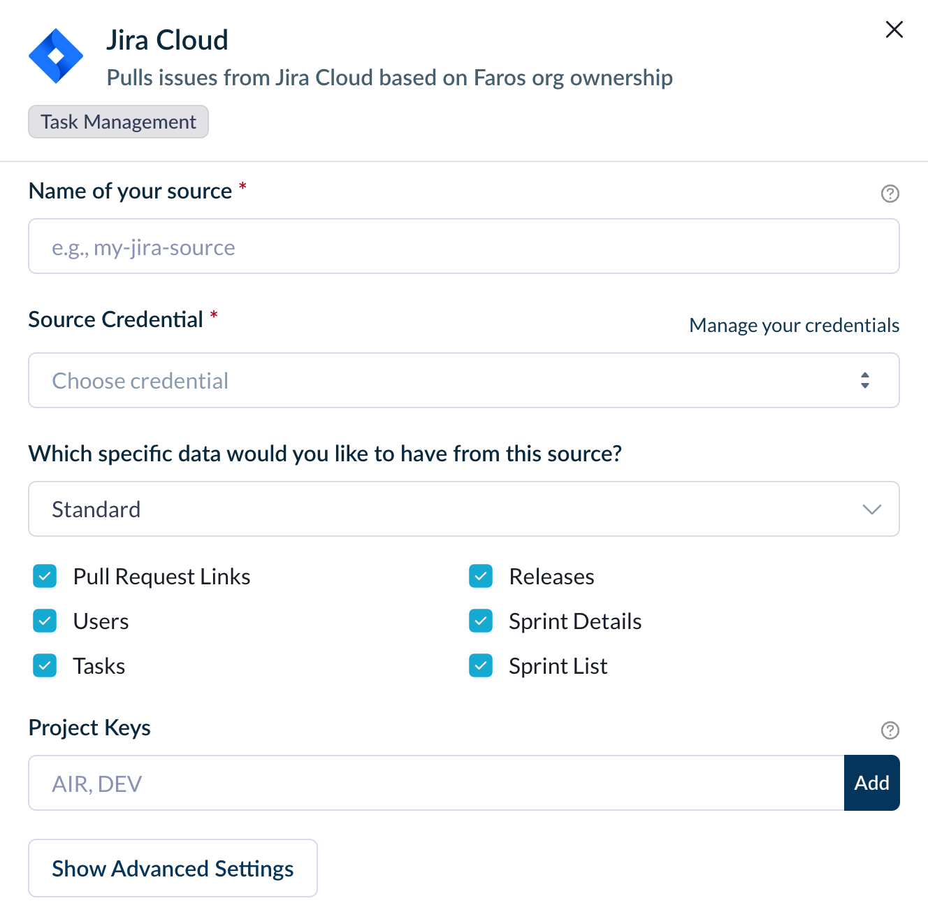 Creating a Jira Cloud Source