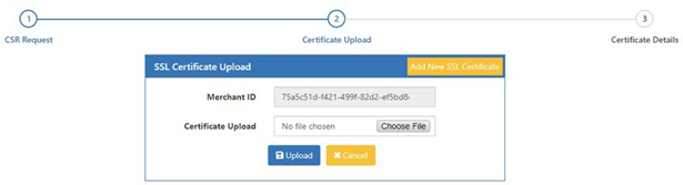 upload the CSR you have save earlier to the PayGate merchant access portal