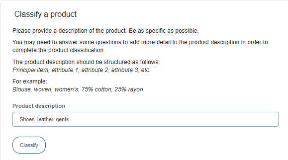 Product Description UI - Multiple Items