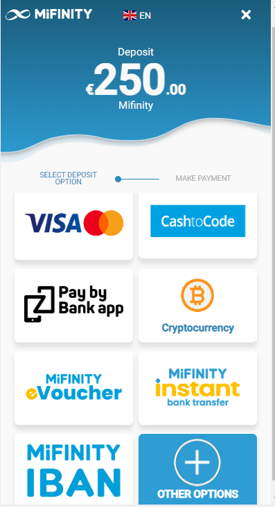 Payment options