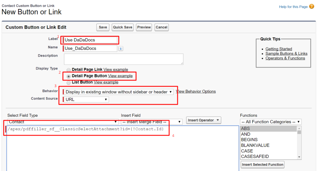 How to Create Custom Detail Page Button in Salesforce - SalesForce