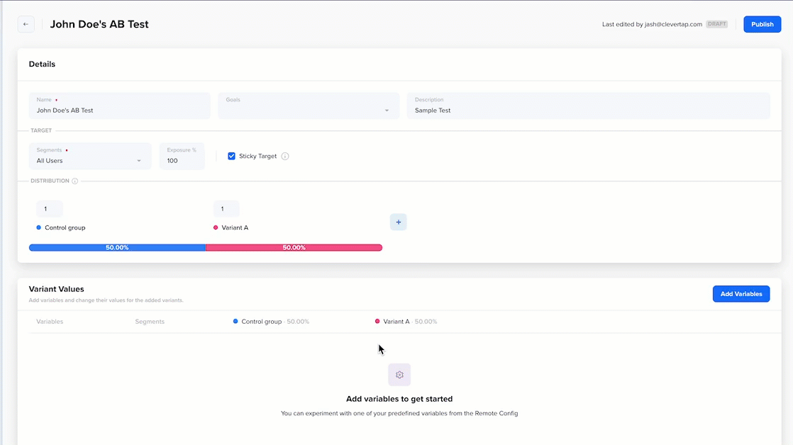 Defining Goal Event and Filters