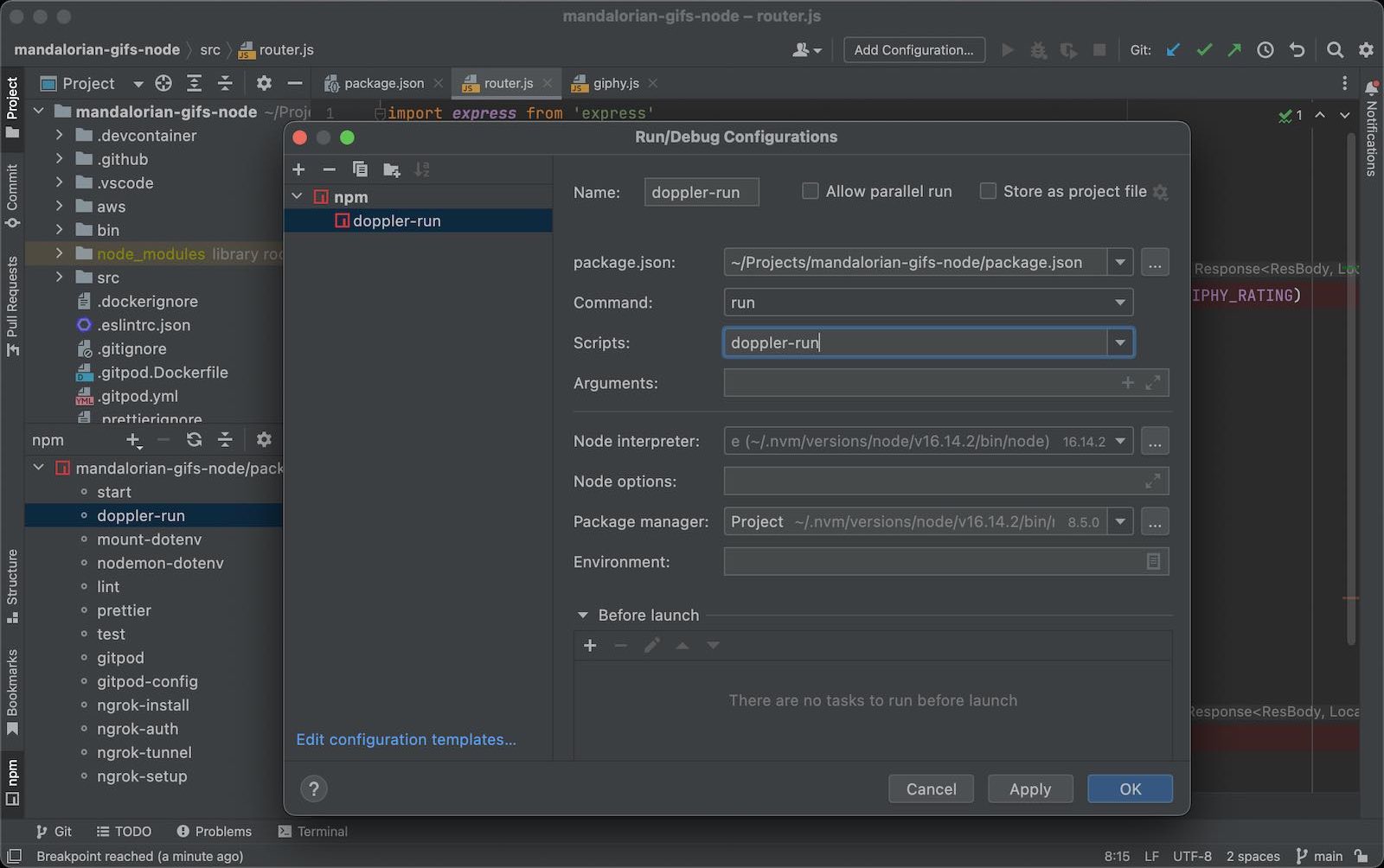 webstorm node js debug