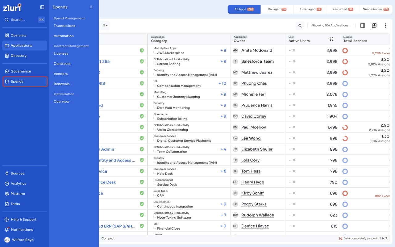 Opening the Optimization page