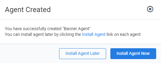 Agent Created Message