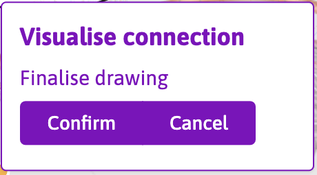 Figure 3.4.1: Finalise drawing confirmation dialog.