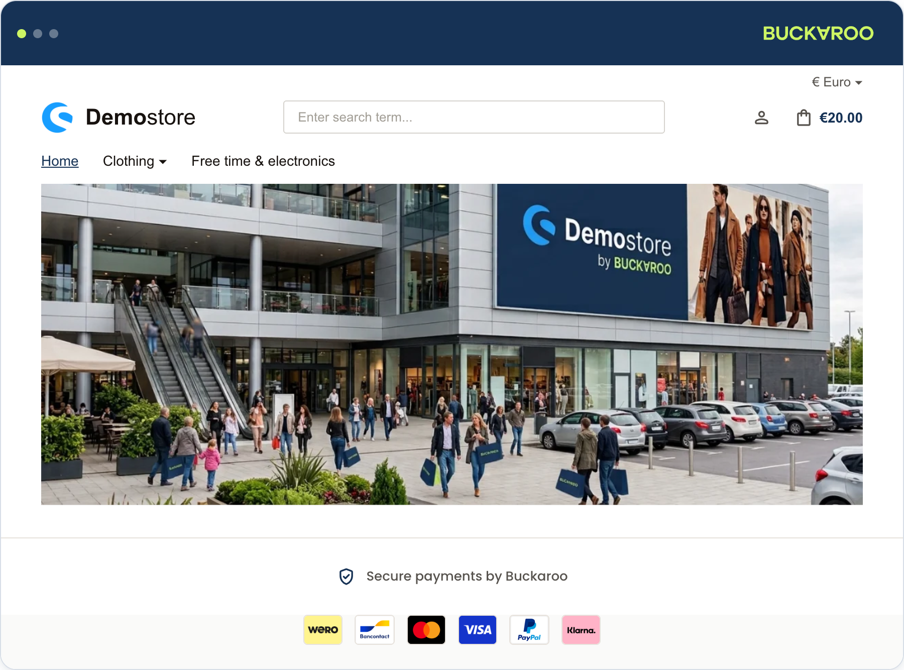 Shopware demo store example