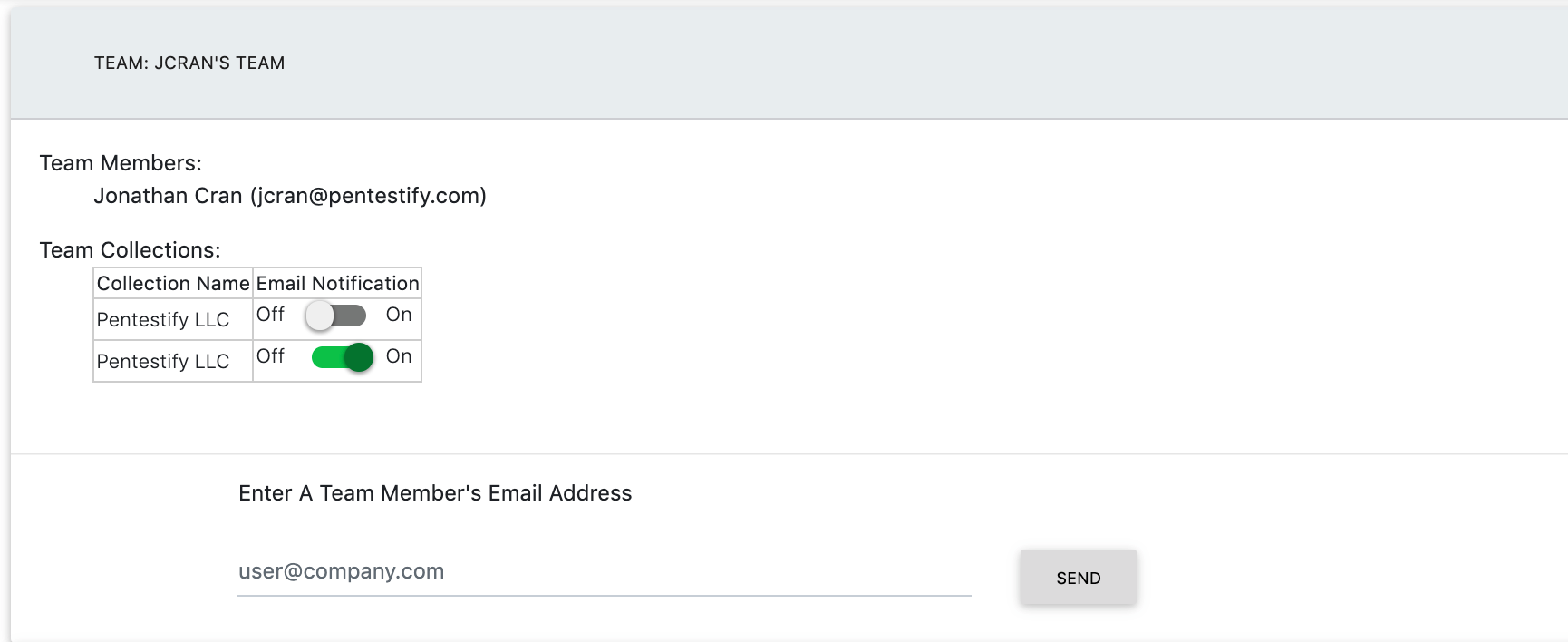 Intrigue.io 2020-02-17 12-30-15.png Simply visit your profile to configure notifications on a per collection basis. Toggle the notification on to receive the collection overview.