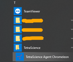 Tetra Chromeleon Agent path