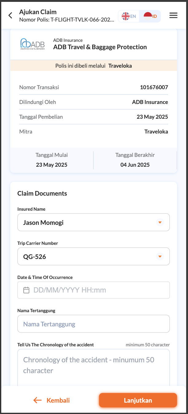 Claim Form