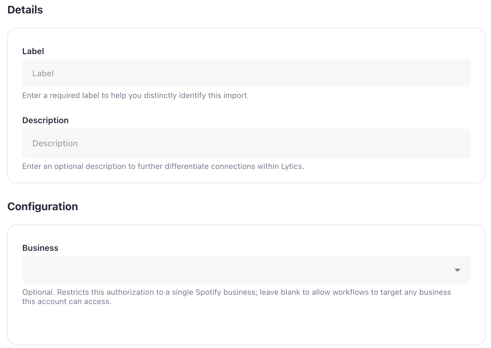 Spotify Sign-In authorization form