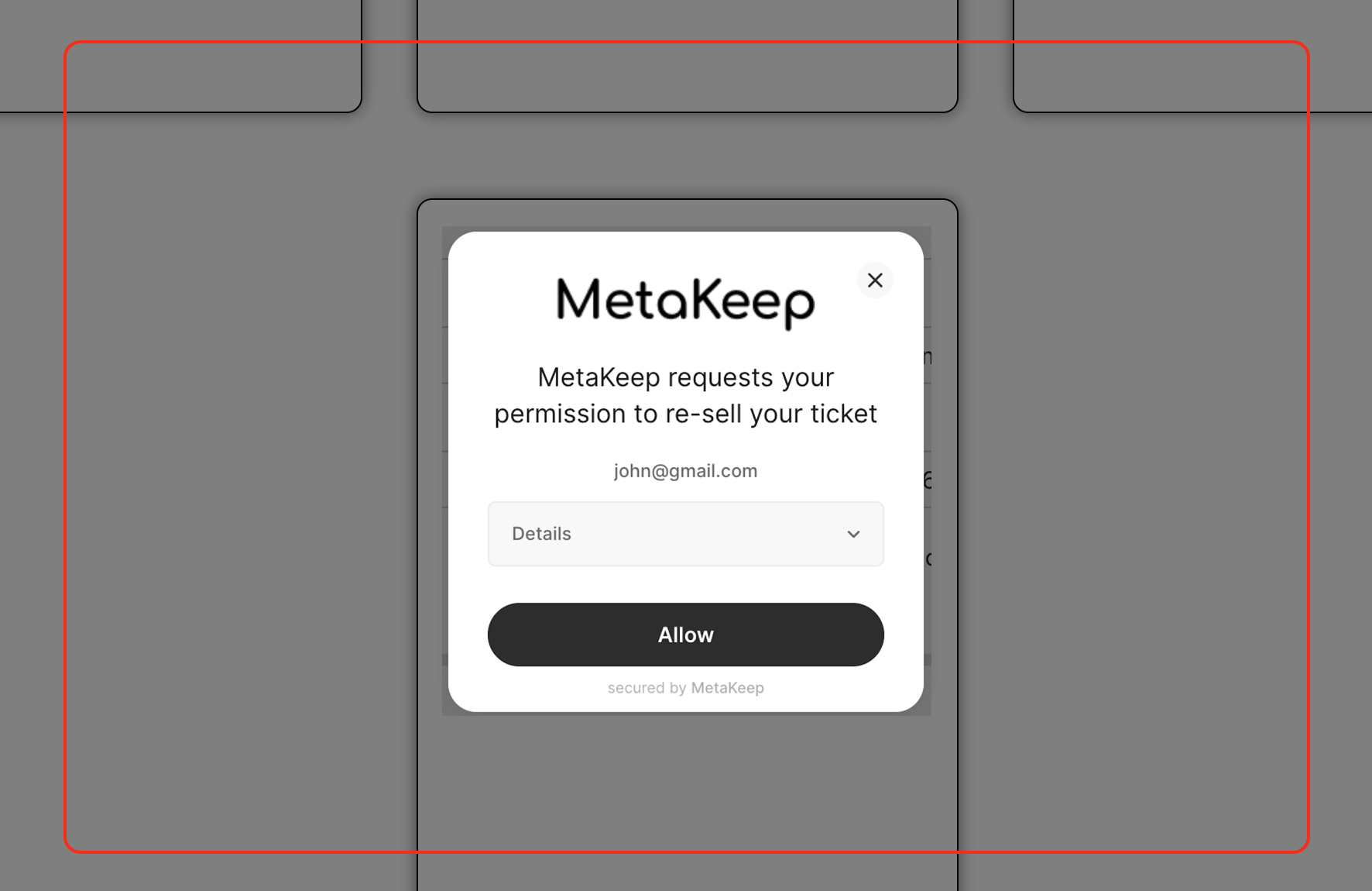 MetaKeep wallet root