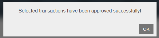 Transaction Approval