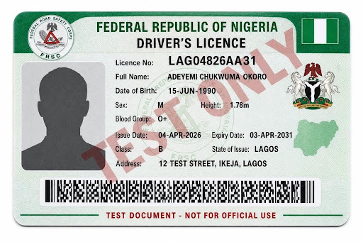 nigeria-drivers-license-front-test.jpg Expected: authentic · Image: front