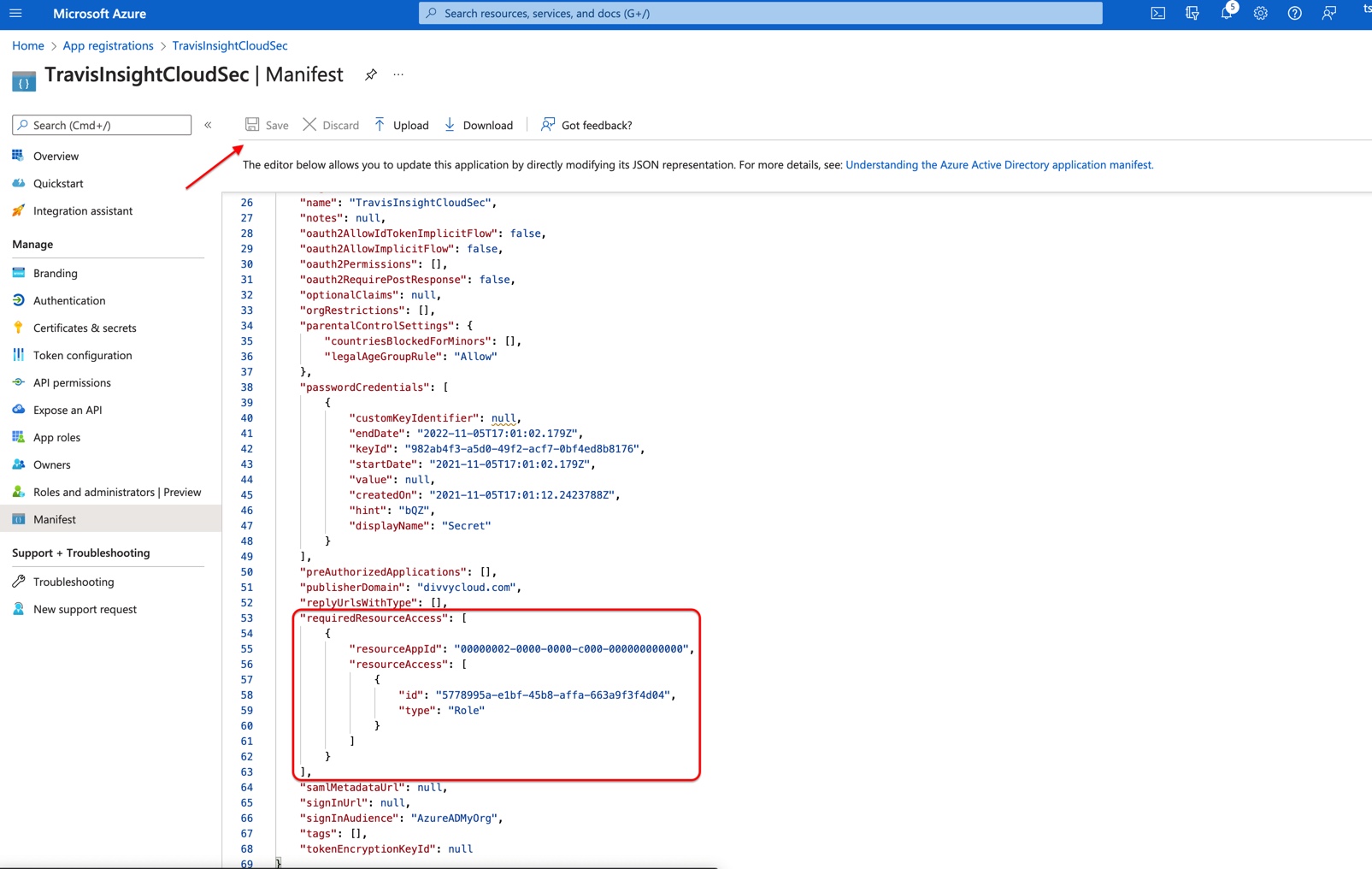 54071511-C300-4E66-81D6-A730C294A456.jpeg Update Manifest to Give API Permission