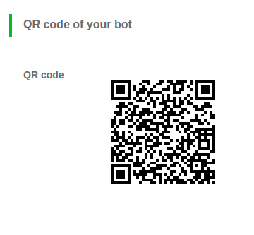 Figure 4.2: QR code to test your channel