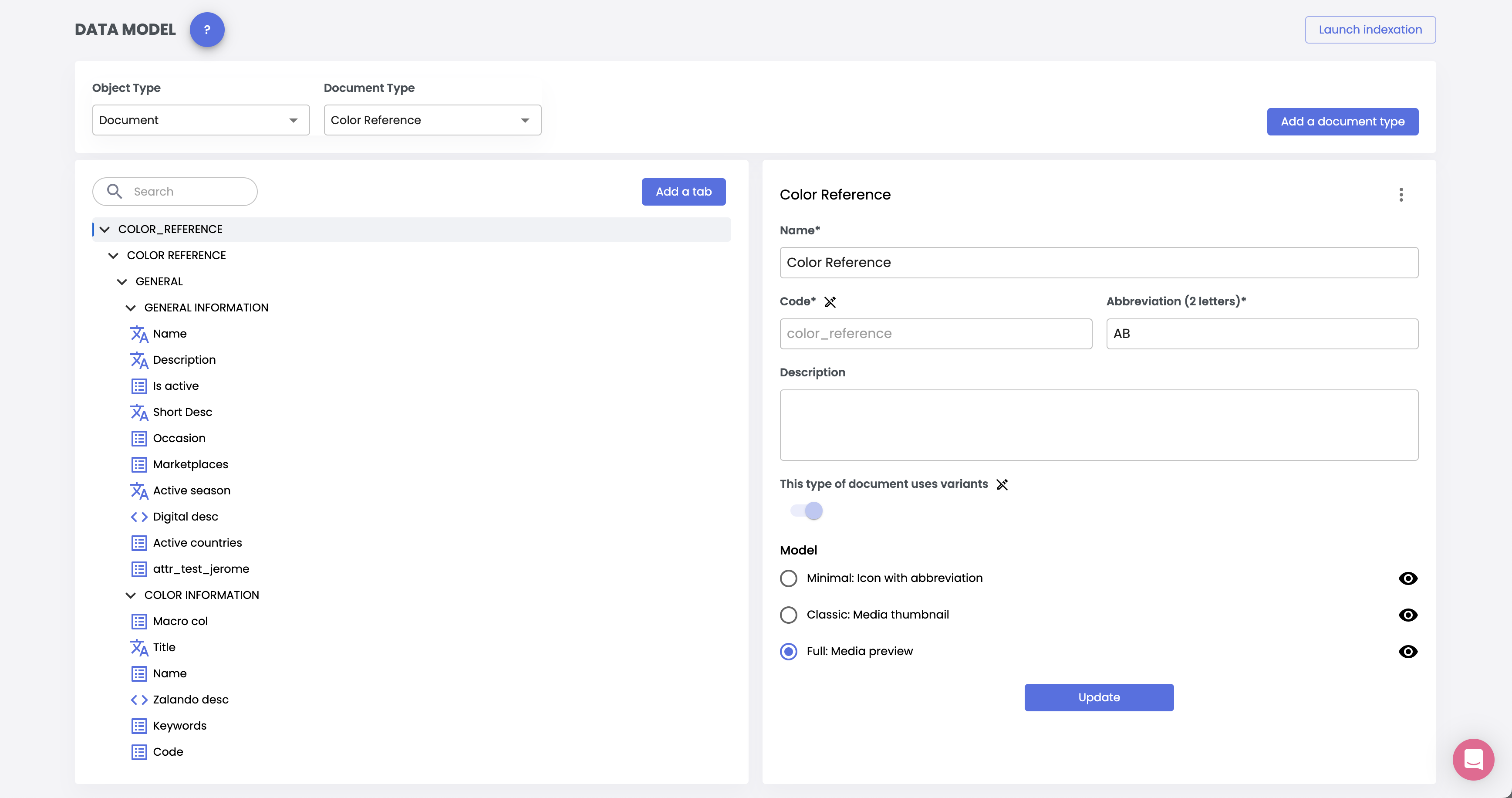 Quable PIM - Gestion du modèle de données et des attributs de vos produits