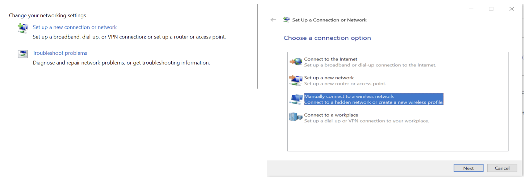 Configure Wireless Network