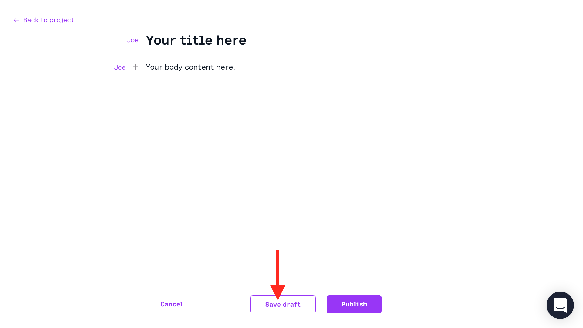 Save draft button in Text-to-Speech Editor - BeyondWords.png