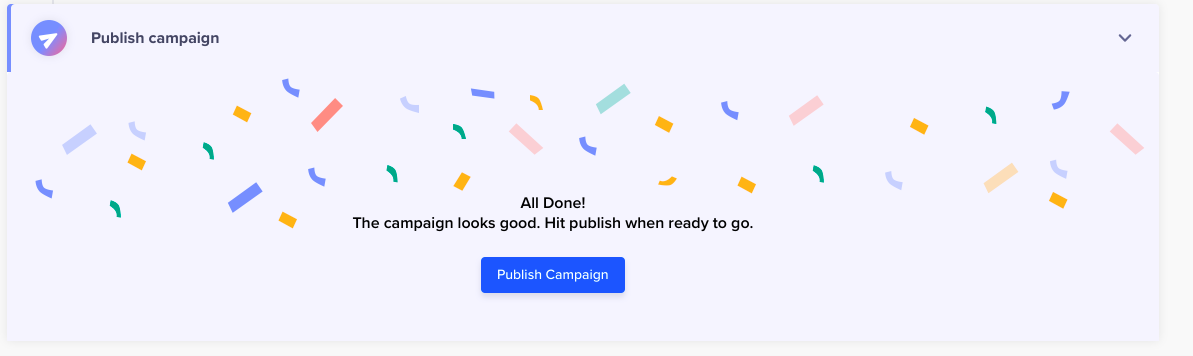 Publish Campaign