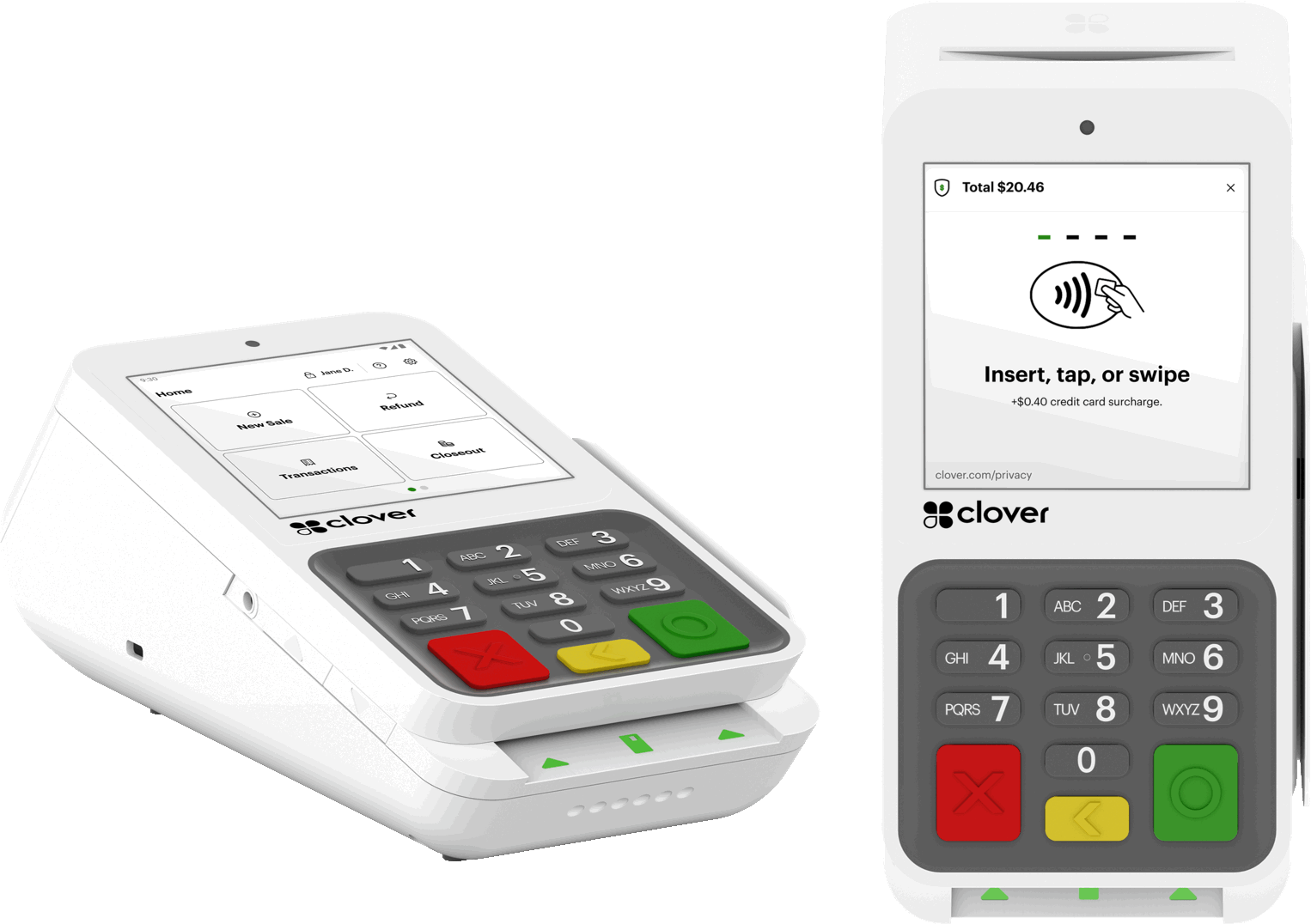 Compact top front left view