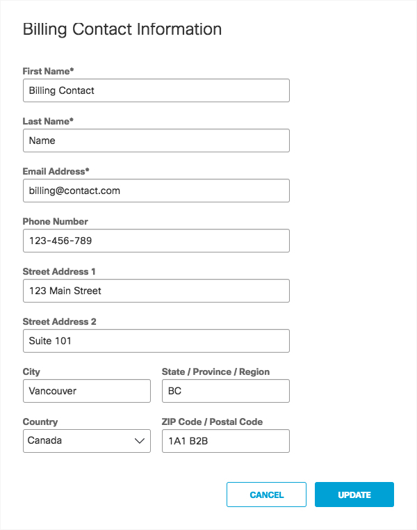 update-billing-contact-information