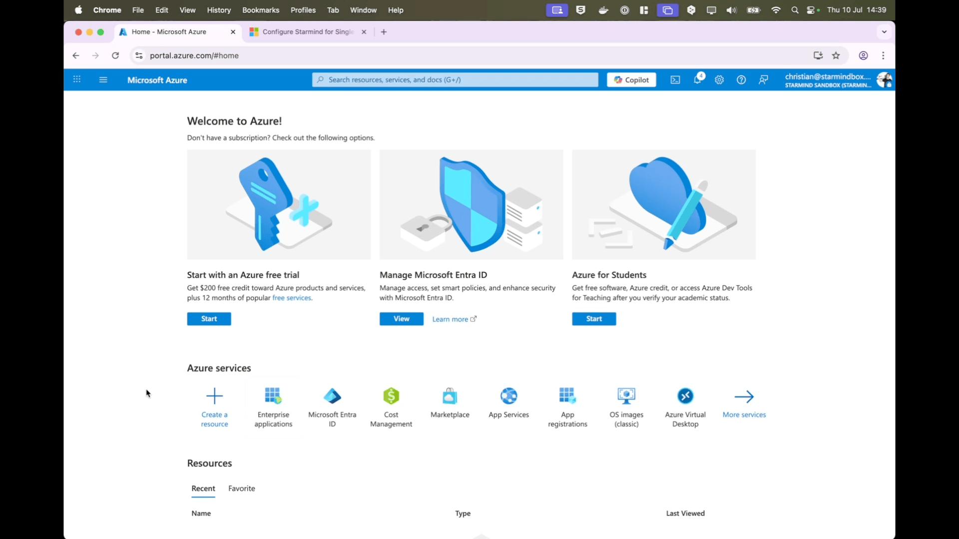 Install Starmind Gallery App in Microsoft Entra Id