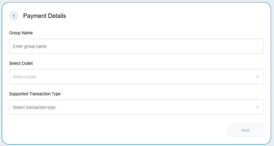 Create Group Invoice button