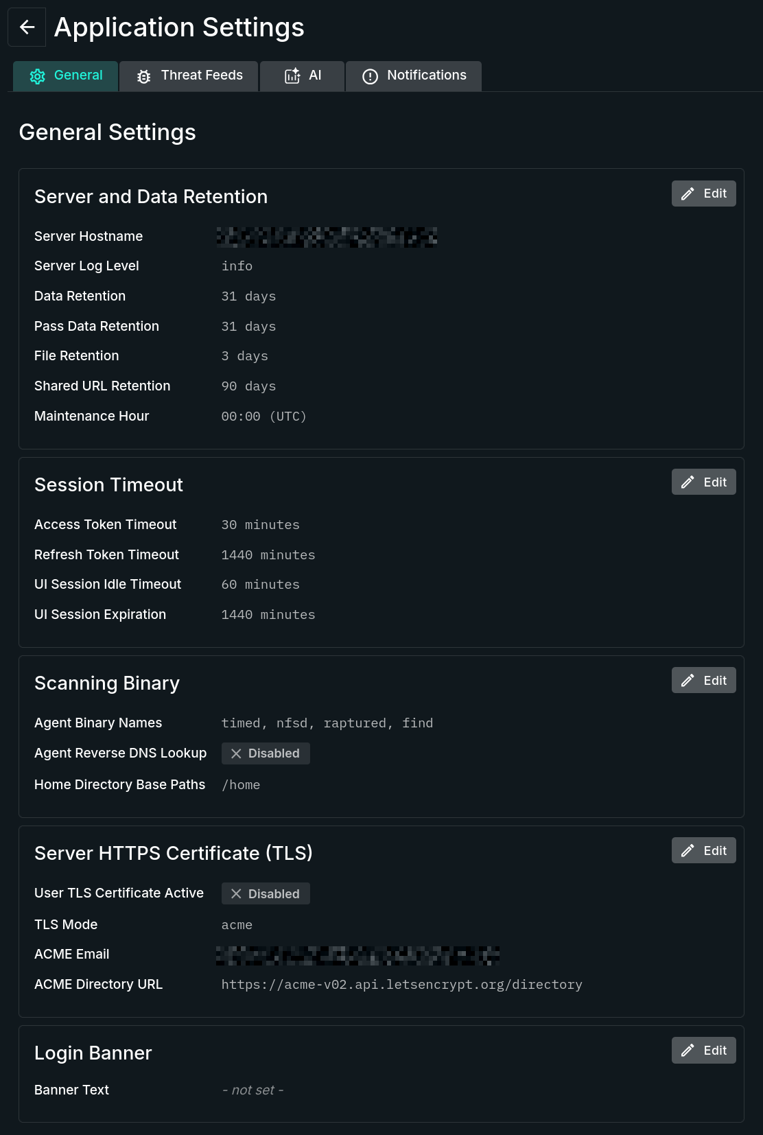 General Settings Tab