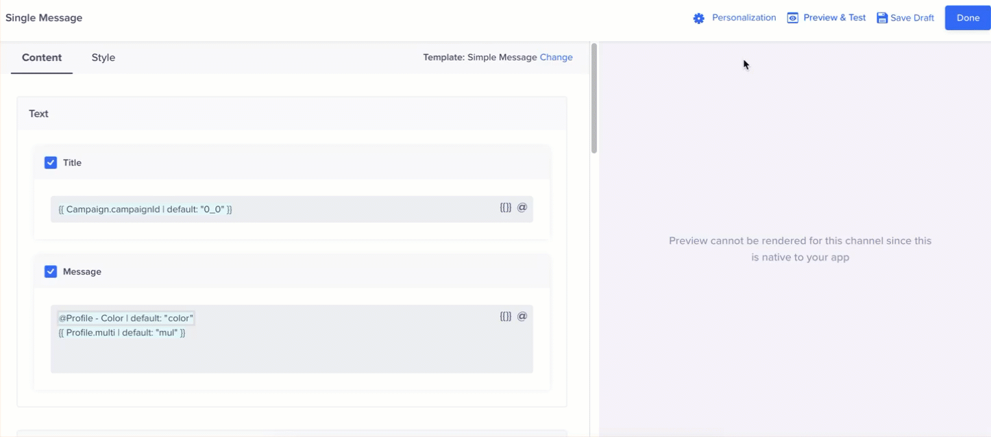 Preview & Test Popup