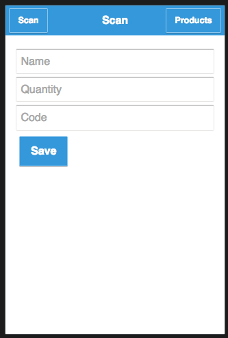 Barcode Scanner with Database Sample jQM App