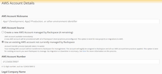 Required fields to select when doing the transfer process