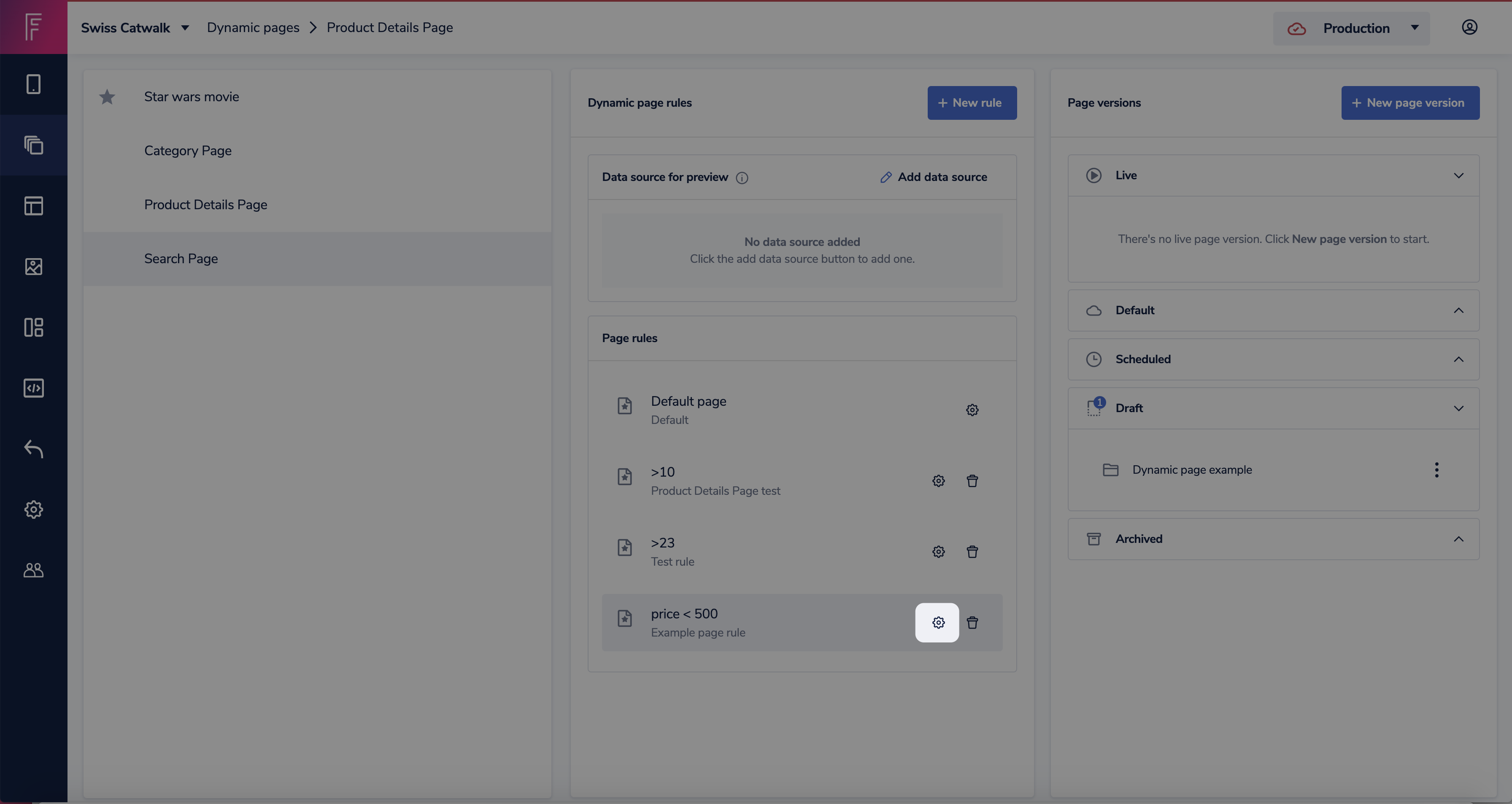 Click the settings icon on the rule you want to change.png