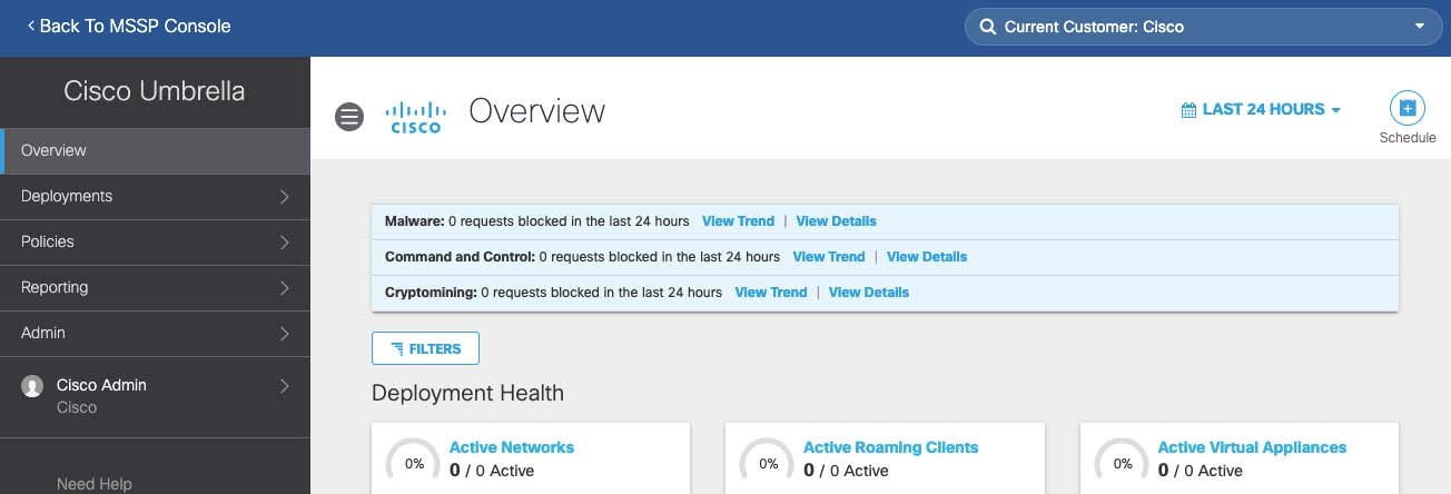 Access A Customer S Umbrella Dashboard