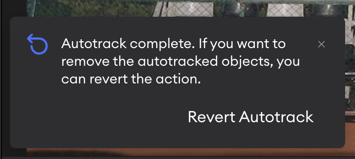 image autotrack revert