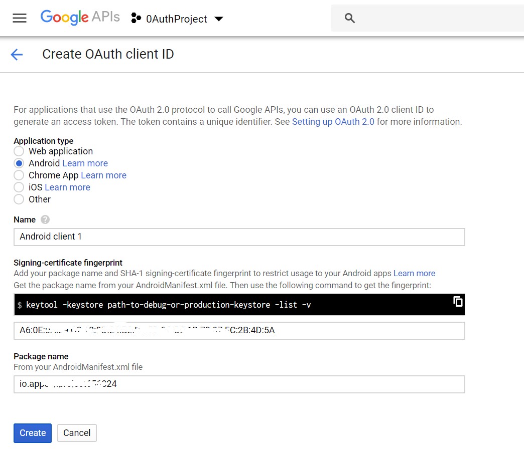 oauth google button snippit