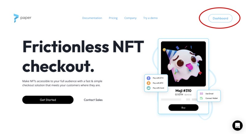 Paper.xyz Home Page