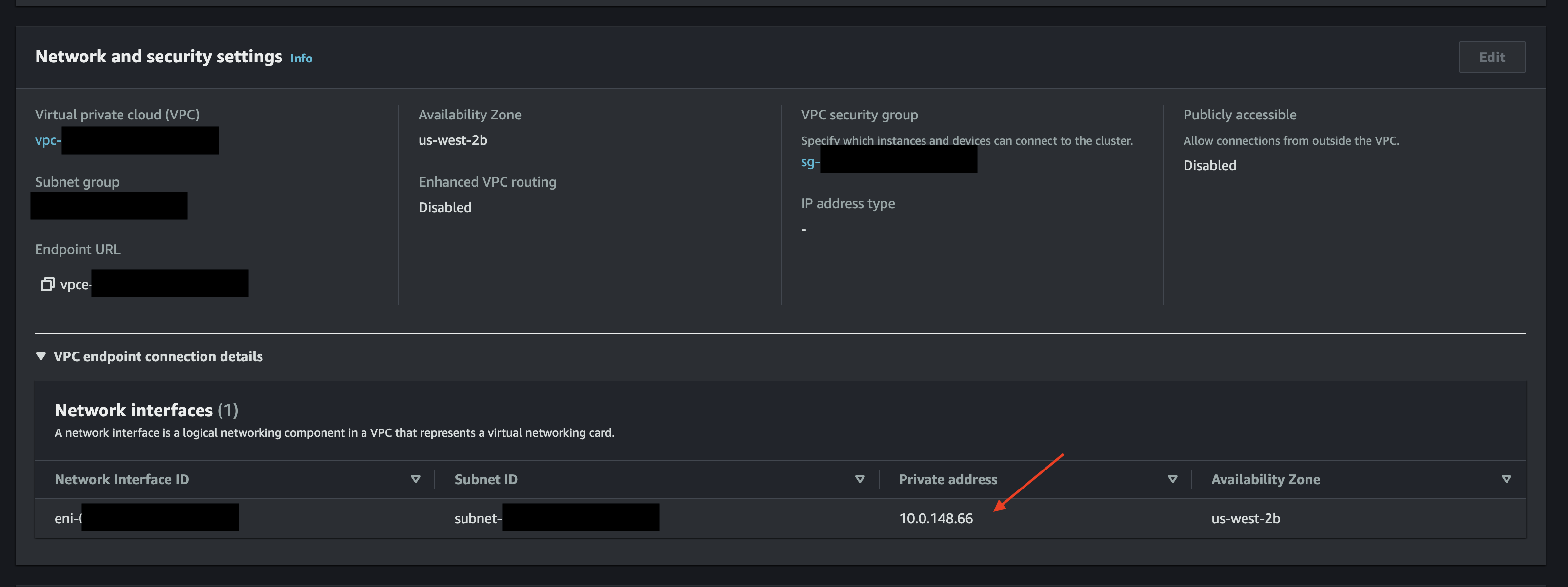 AWS Console Example