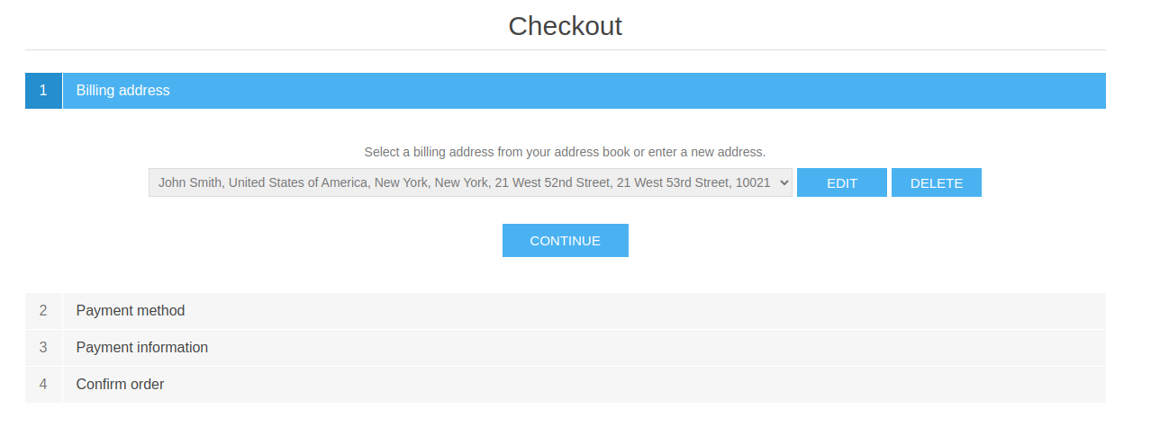 Shipping Disabled | Checkout Example