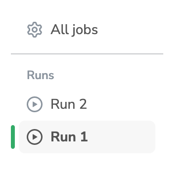 `Job`runs