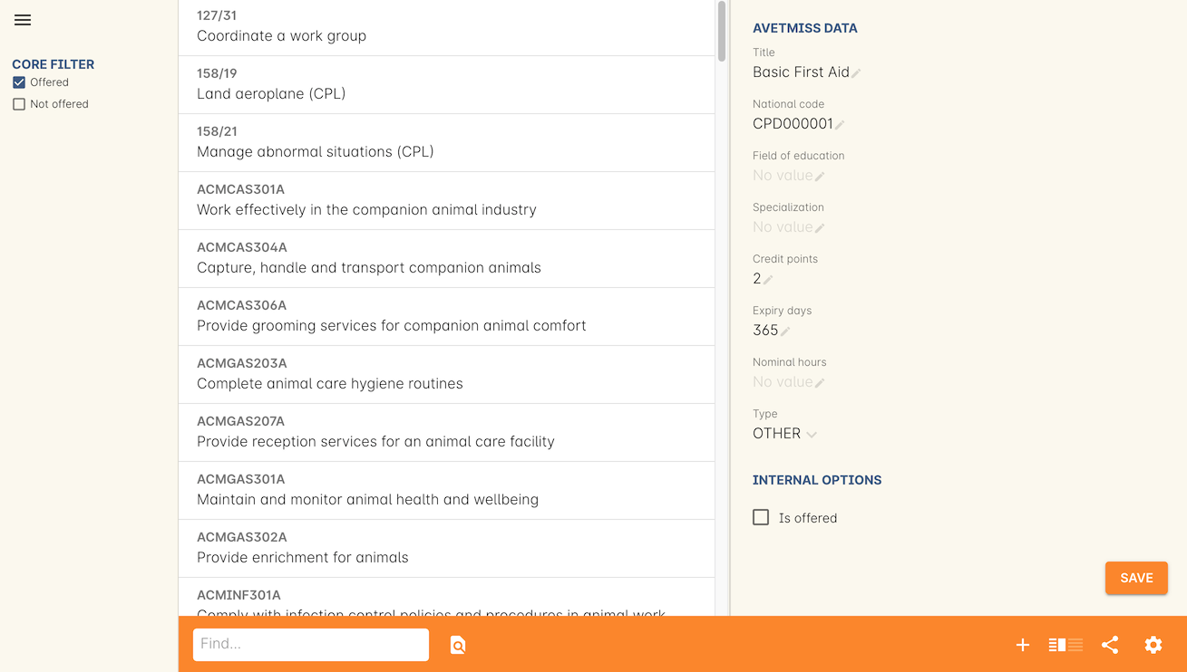 Figure 220. A new module being created that awards 2 credit points on completion and expires in 365 days