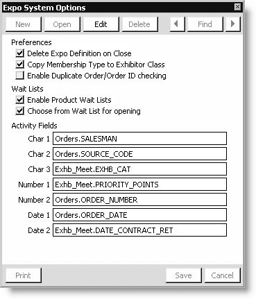 From Exposition, select Set up module, and click Options
