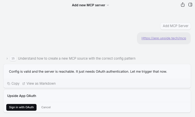 Craft Agents OAuth login