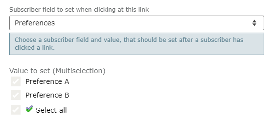 Preferences Preferences